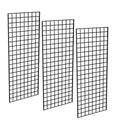 Black 3 Pc Gridwall Panels I904918
