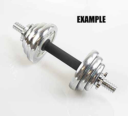 Adjustable Dumbbell Bar Handles 32/35/40cm Fit 1 inch Standard Weight Plate Sold in Pair Z9254