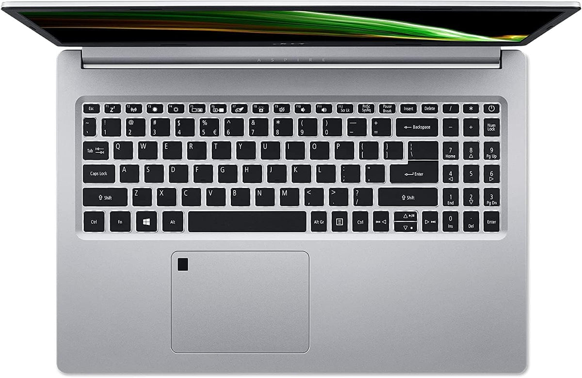 Silver 15.6" FHD IPS Laptop with Backlit Keyboard and Fingerprint Reader P64783