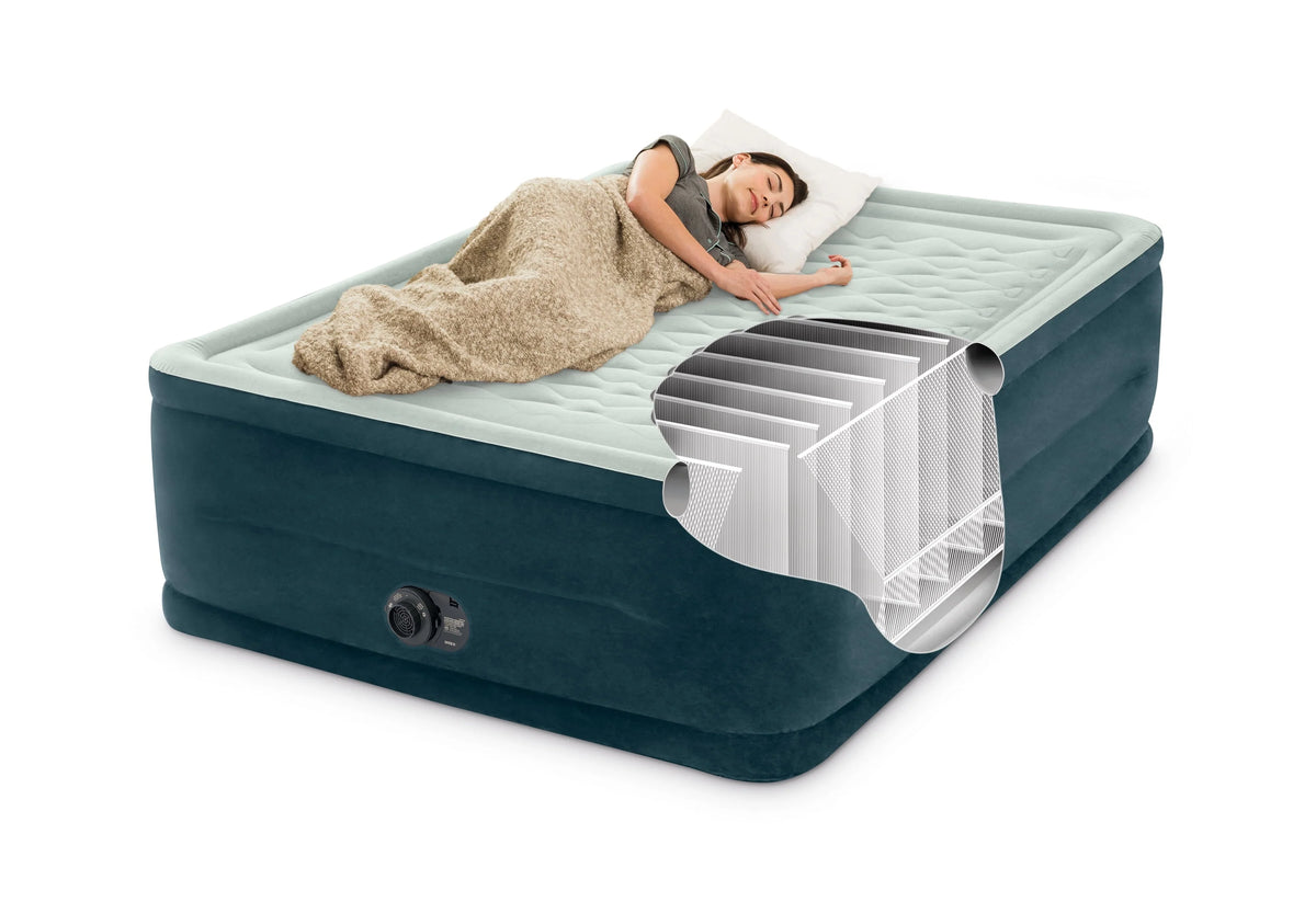 Full Dura-Beam Airbed Mattress with Internal Pump R45052