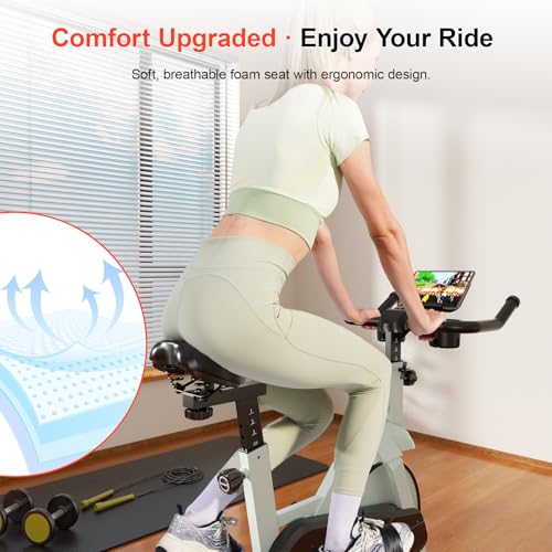 32-Level Magnetic Resistance Stationary Bike with 300lbs Weight Capacity A152463