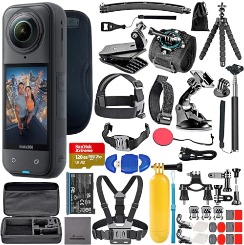 8K 360 Waterproof Action Camera with 185-Min Battery Life L291