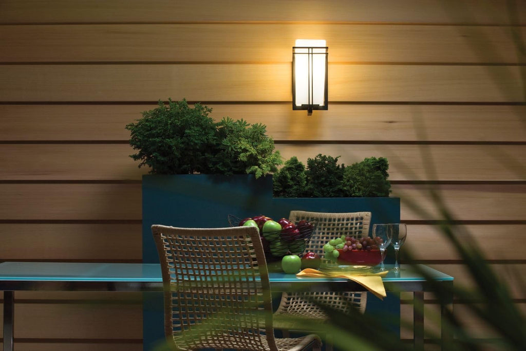 1 Light Black Outdoor Wall Light J3319