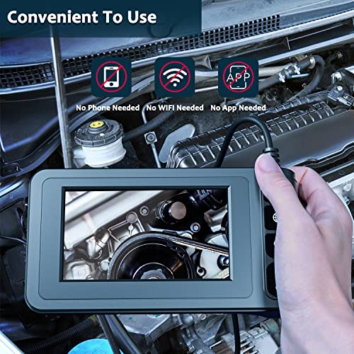 16.5FT Semi-Rigid Cable Endoscope Camera with 4.3'' LCD Screen C46124