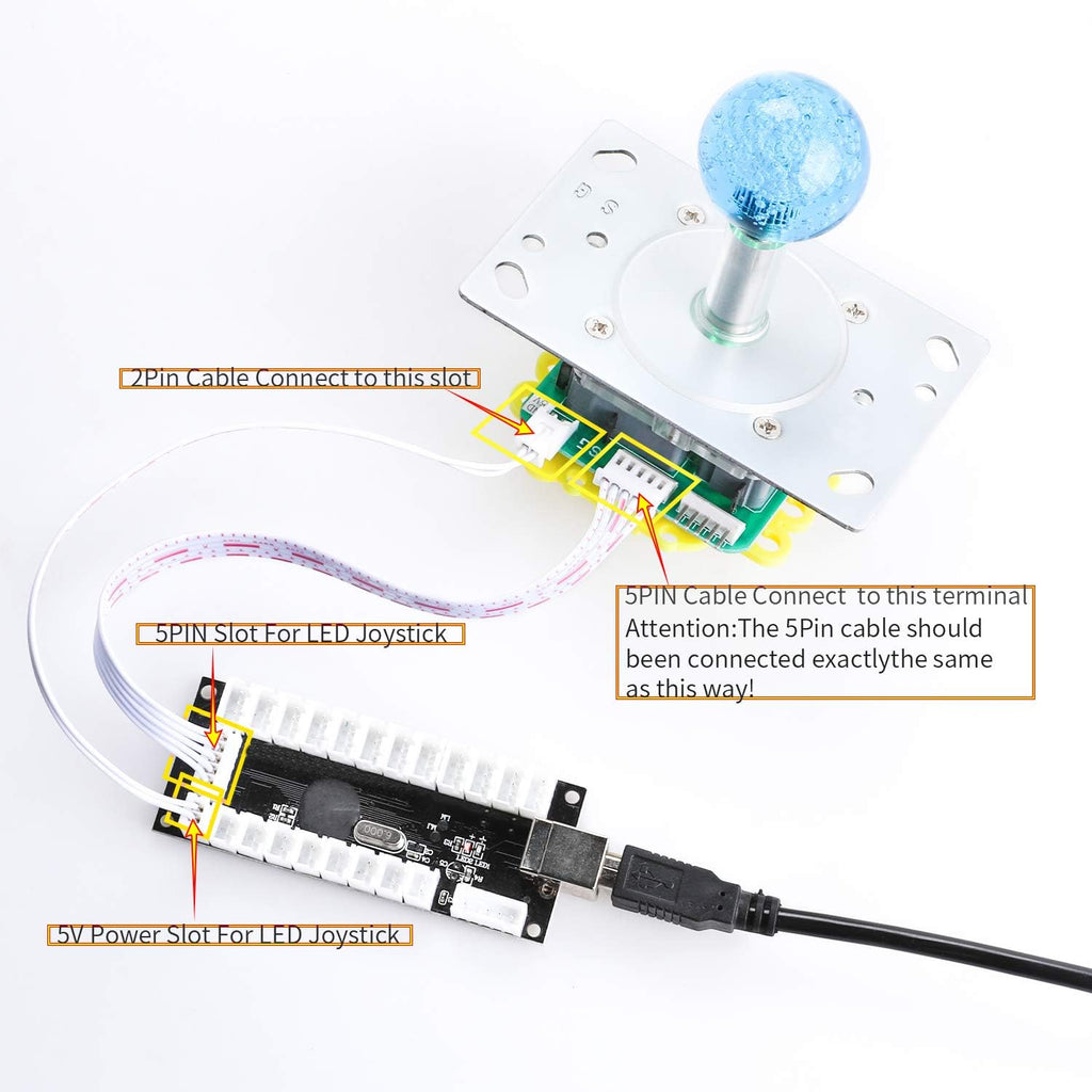 2-Player LED DIY Arcade Kit X1538