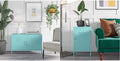 Mint 2 Door Metal Accent Cabinet S7829
