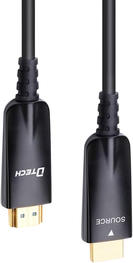 328 Feet Fiber Optic HDMI Cable 4K 30Hz 1080p 60Hz Black U163