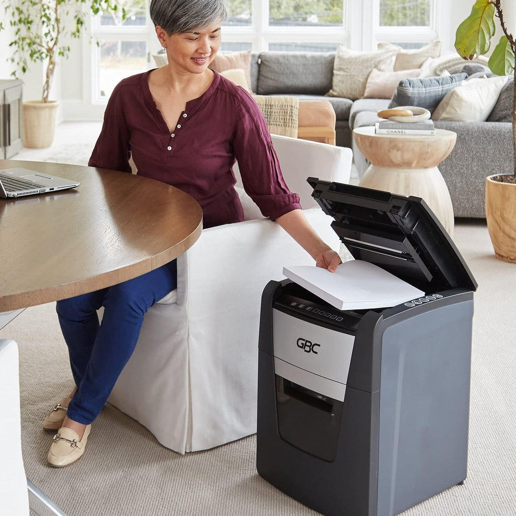 Auto Feed 100 Sheet Super Cross-Cut Paper Shredder H145