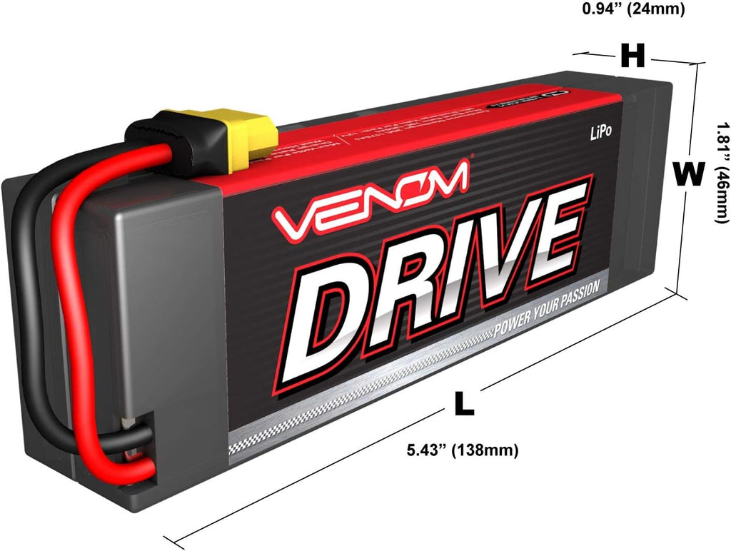 2S 5000mAh 7.4V LiPo Battery U42002