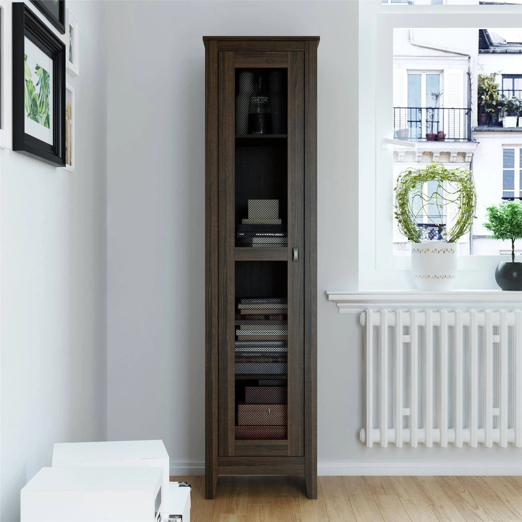 18 inch Wide Storage Cabinet with Mesh Door P370170