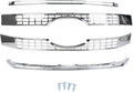 Chrome Front Hood Bumper Grille 4PCS S3539