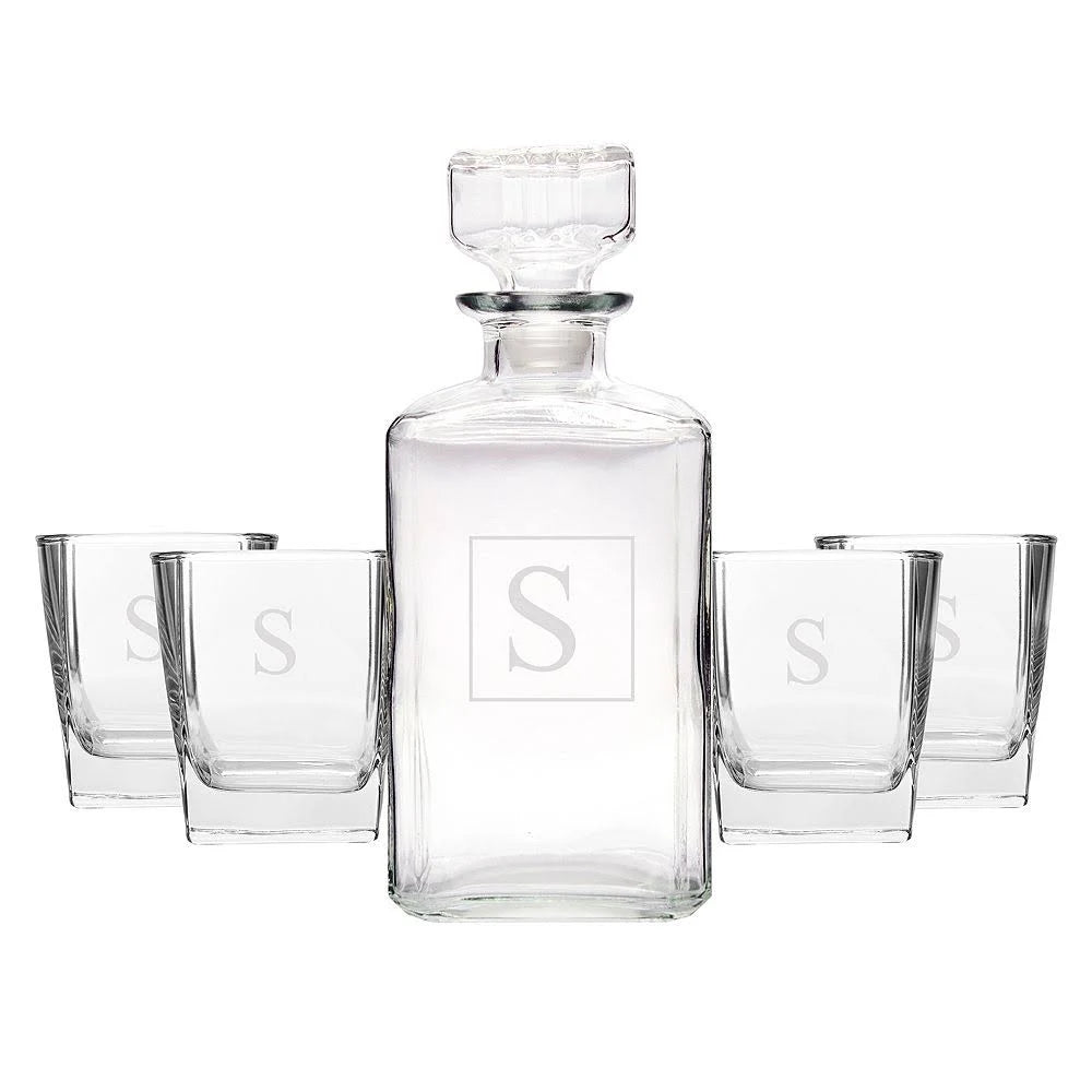 5pc Monogram Decanter Set S167647