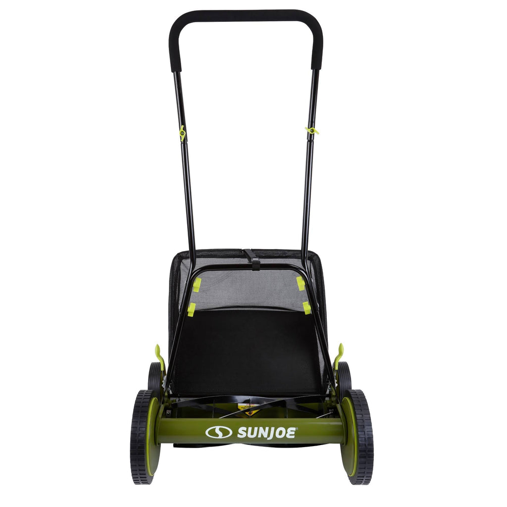 Black Manual Reel Mower with Grass Catcher R841