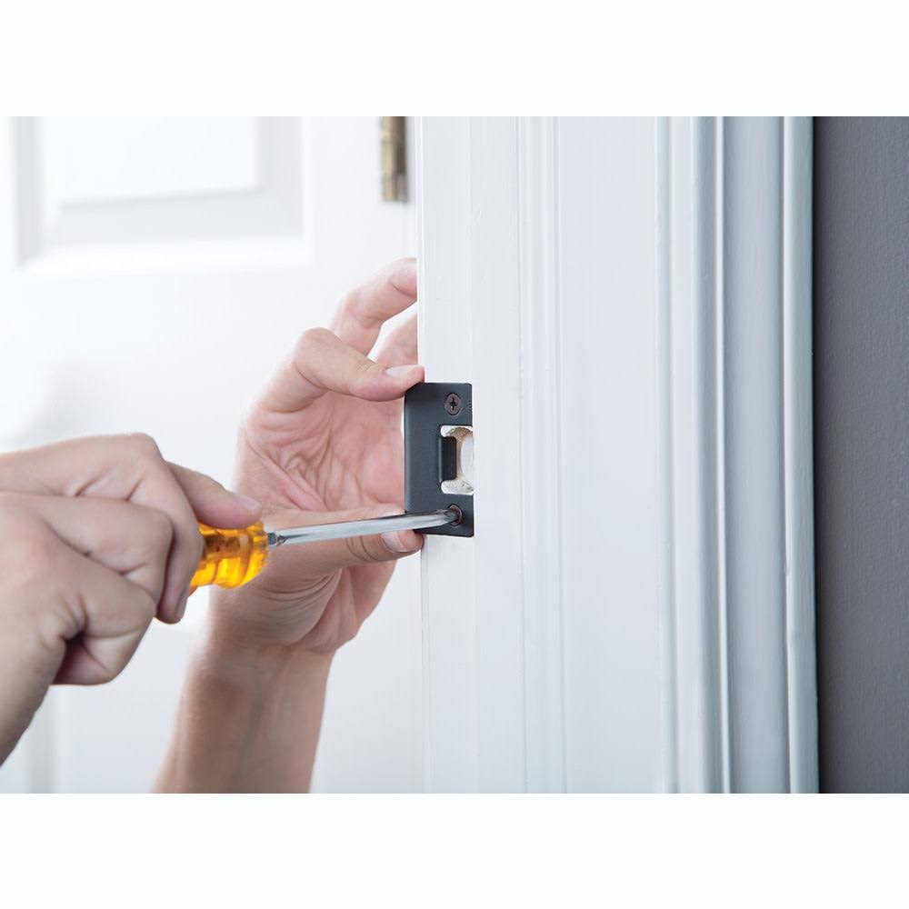 Matte Black Keyed Entry Door Knob E3300