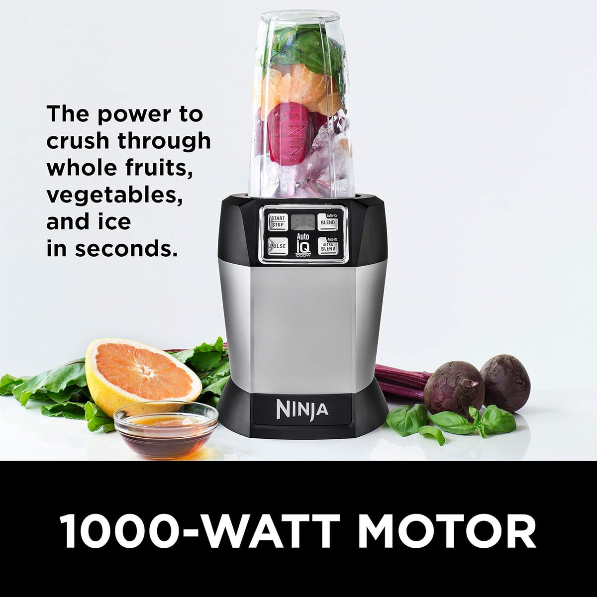 Black 1000-Watt Personal Blender with 18-oz. & 24-oz. To-Go Cups T14811
