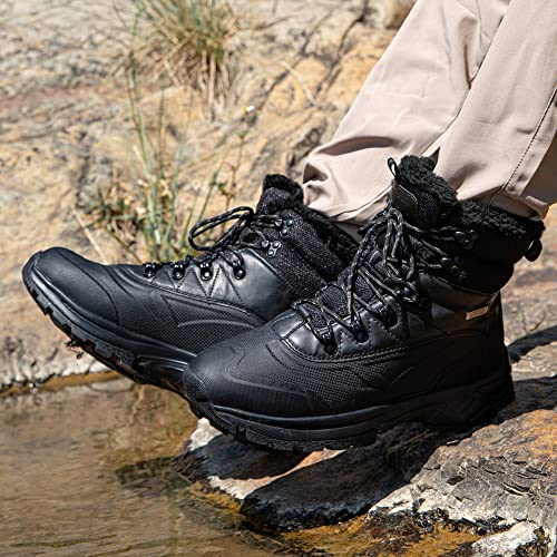 Men's Waterproof Hiking Boots Mid Top Ankle Boots P901