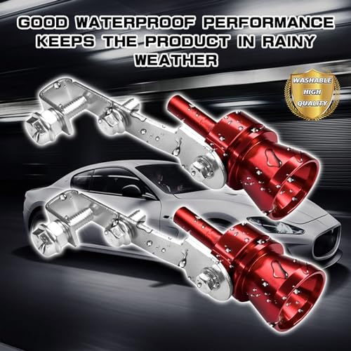 2PCS Aluminum Alloy Exhaust Turbo Whistle V12548