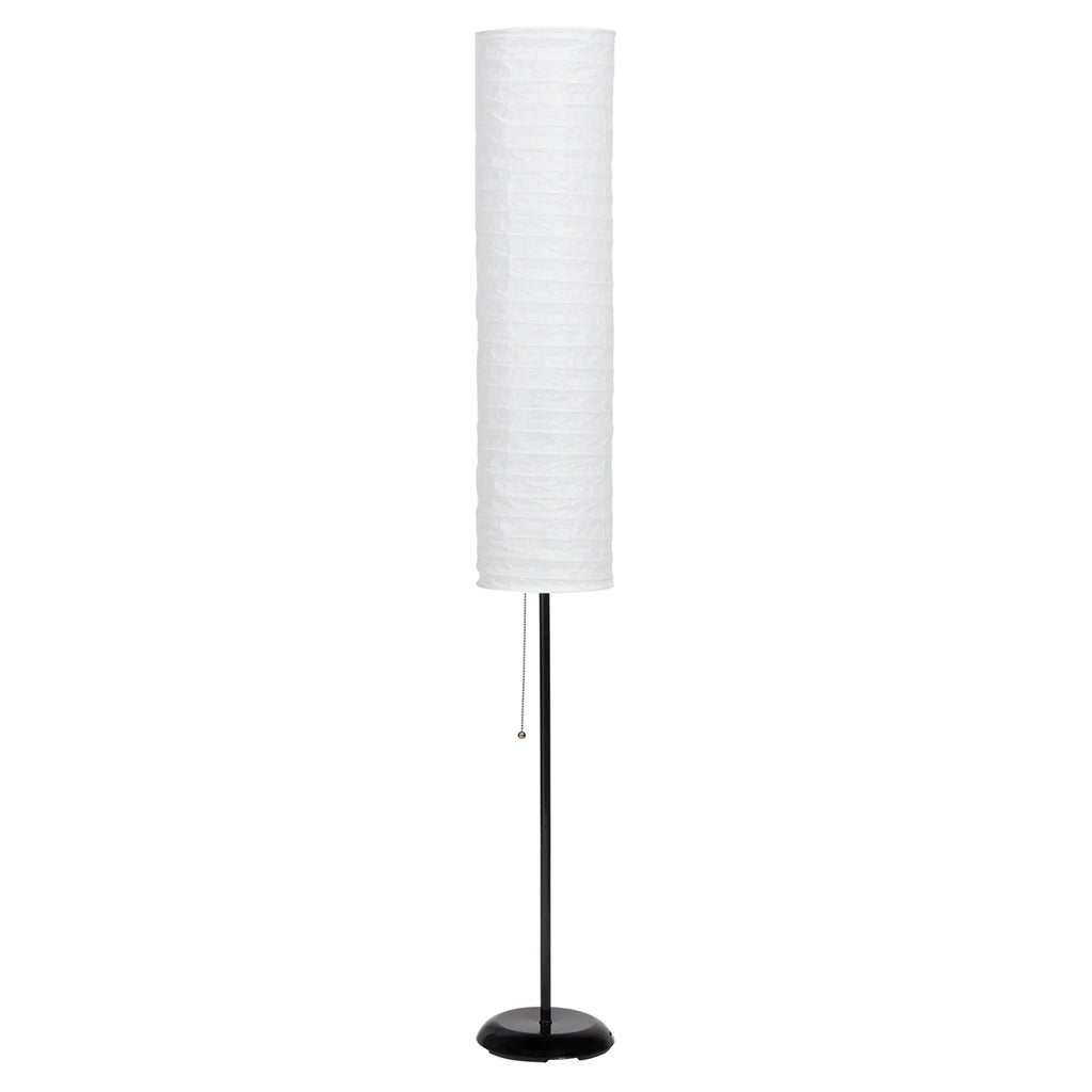 Black Rice Paper Shade Floor Lamp H918150