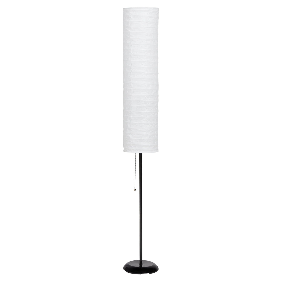 Black Rice Paper Shade Floor Lamp H918150