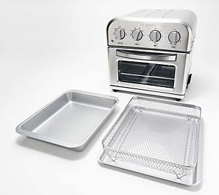 Stainless Steel Mini Air Fryer Toaster Oven with Cake Pan U858