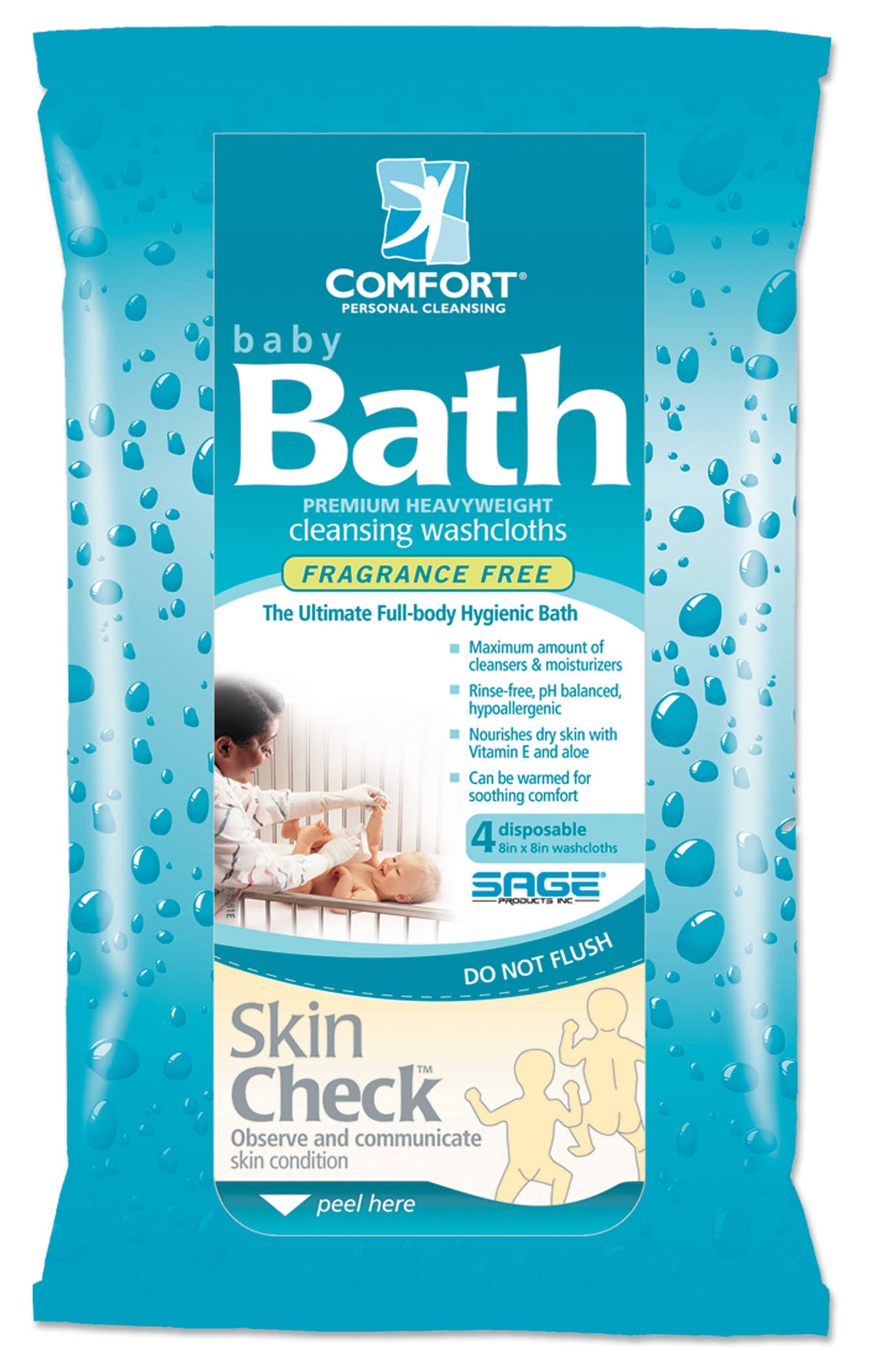 Fragrance-Free Cleansing Washcloths U396595