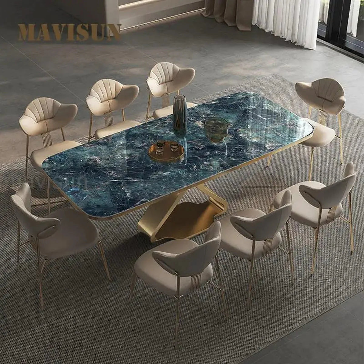 Luxury Dining Table and Chairs I837374