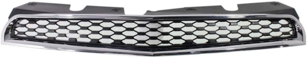 Chrome Shell Grille Assembly with Painted Black Insert Q25870