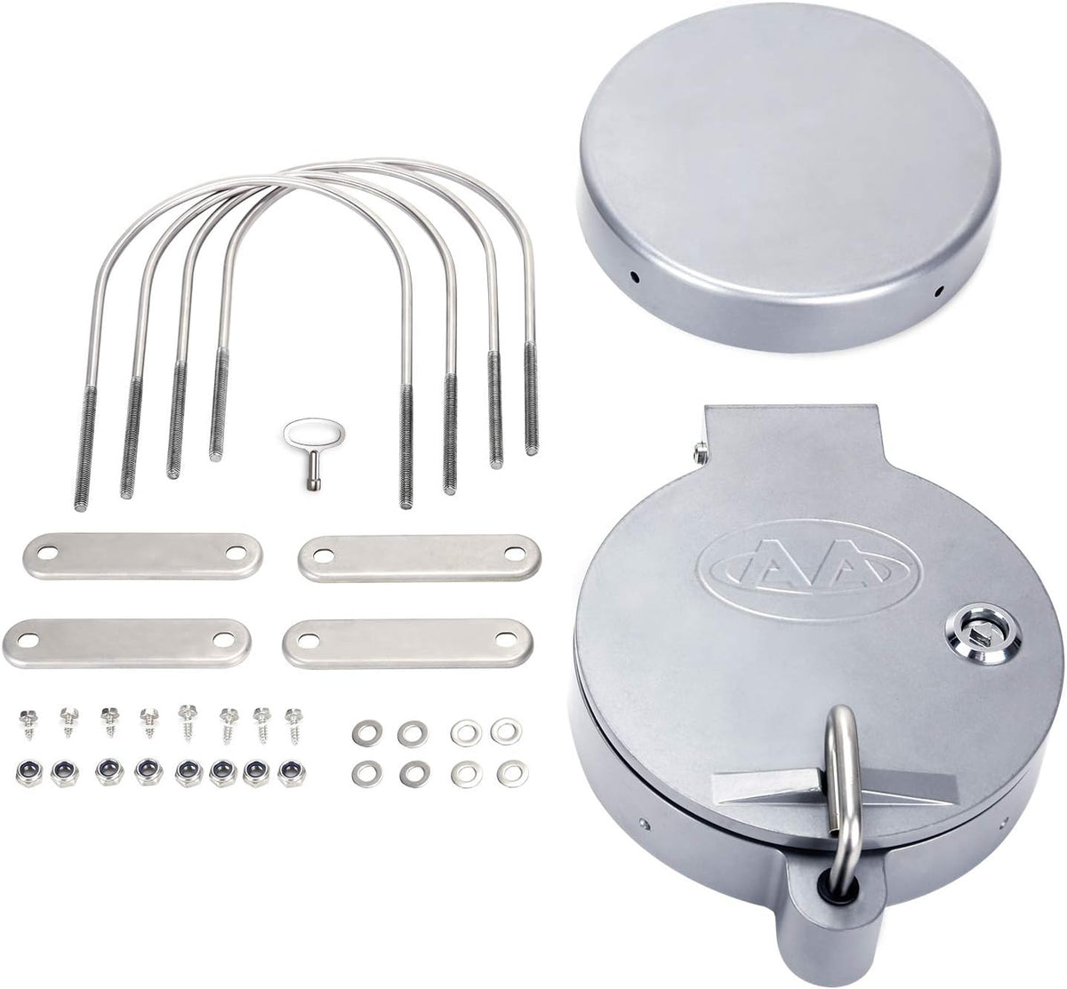 Silver Conduit Carrier Kit for 6 PVC Pipe, Pack of 2 S519031