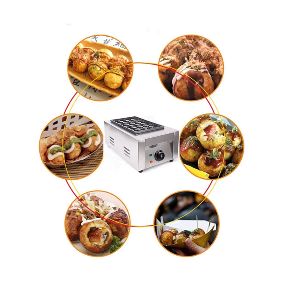 28Pcs Takoyaki Maker Electric Fish Ball Cake Machine D339636