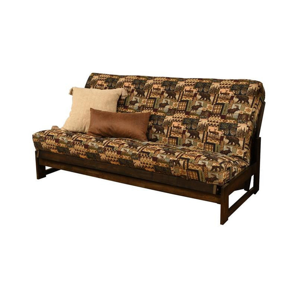 Fabric Full Size Futon Cover in Multi-Color Print J229