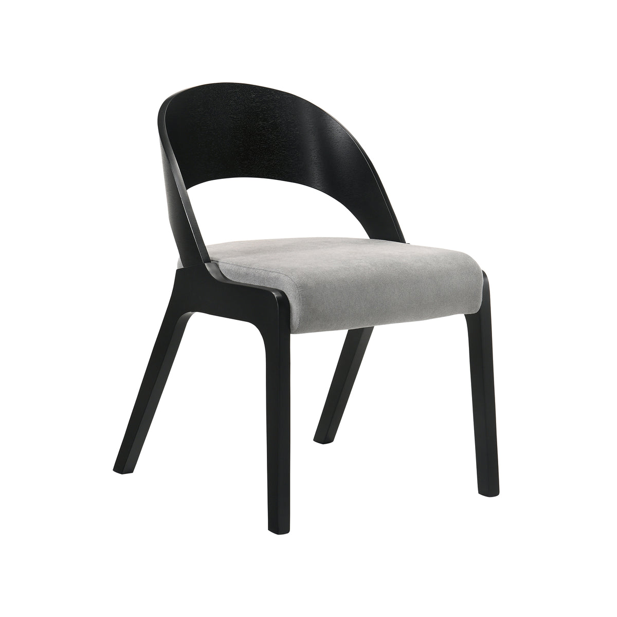 Fabric & Wood Accent Chairs, Set of 2 G62633