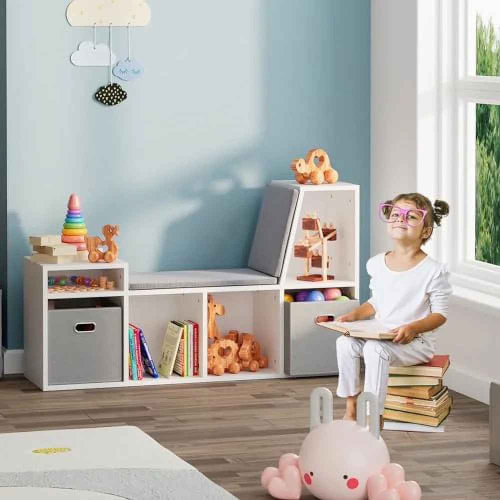 Reading Nook Bench with Seat Cushion Y2331