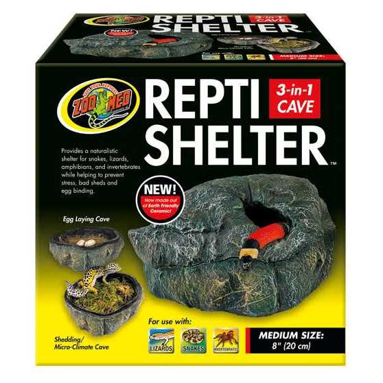 Reptile Shelter 3 in 1 Cave N705494