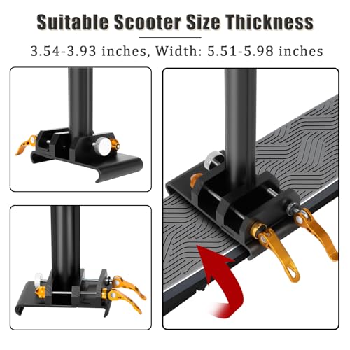 Adjustable Electric Scooter Seat with PU Cushion and Aluminum Rod M4399