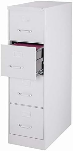 4 Drawer Light Gray File Cabinet X5799