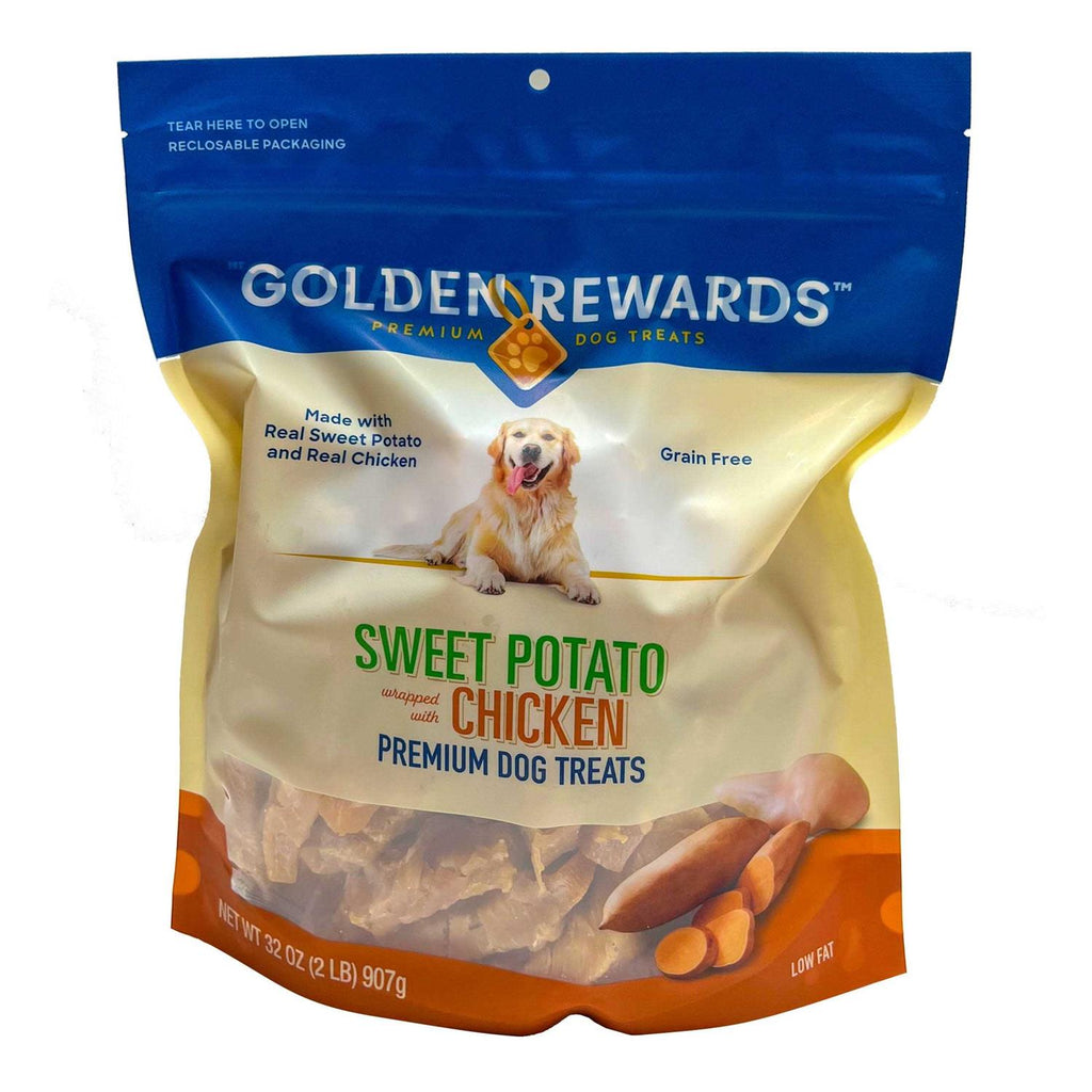 Sweet Potato Wrapped with Chicken Dog Treats U4382