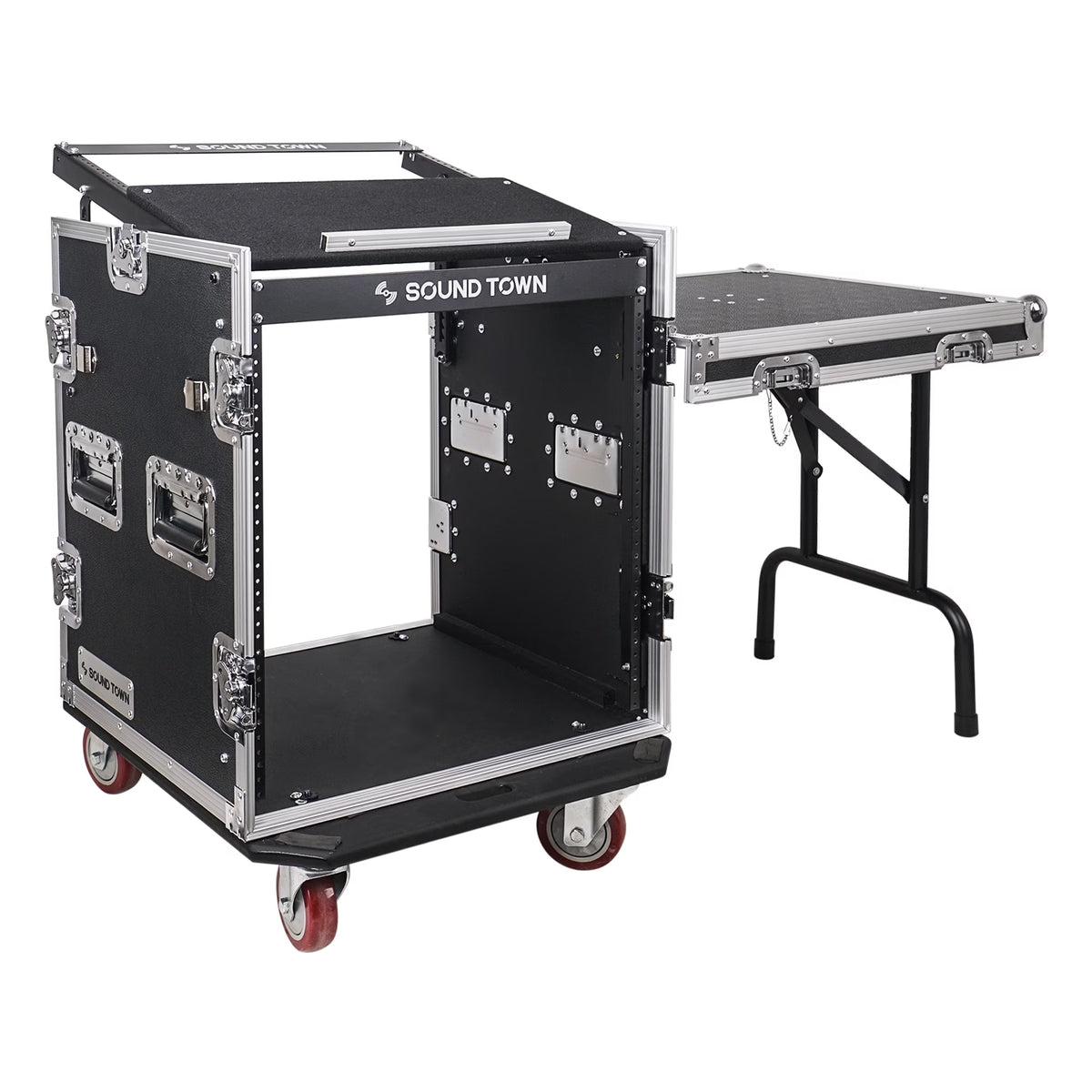 12U Plywood PA Rack Case with Casters U7570