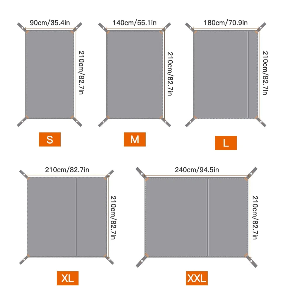 Durable Camping Tarp Ground Sheet O659862