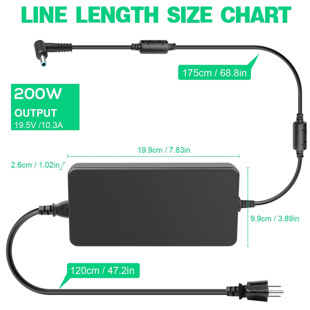 200W 19.5V 10.3A AC Adapter Charger S90928