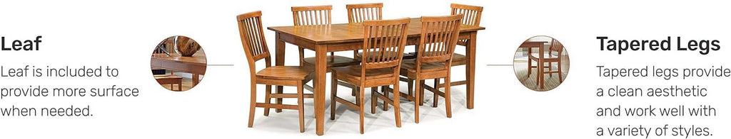 Oak Rectangular Dining Table R7846