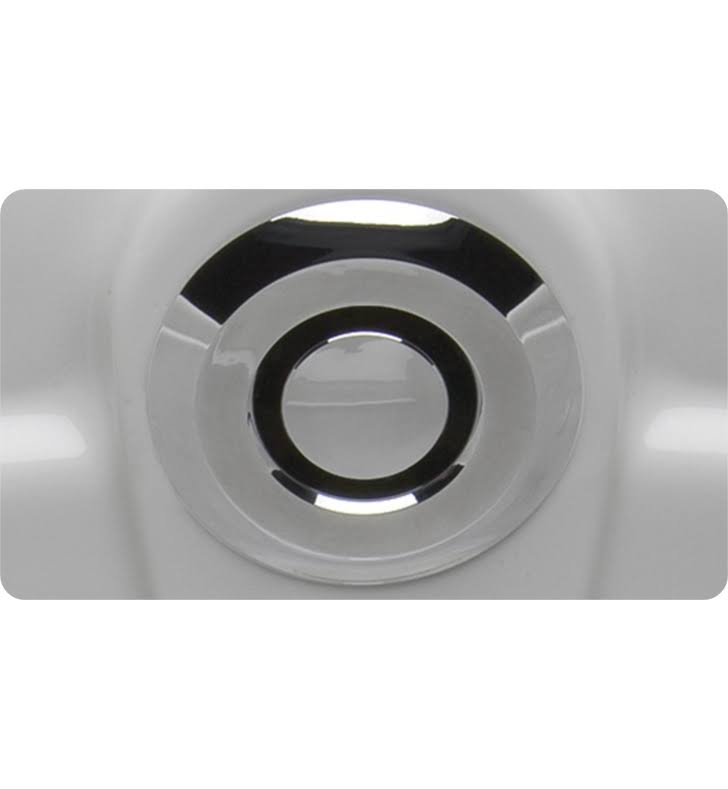 Polished Chrome 33x22 Metal Pushcontrol Cable Y946