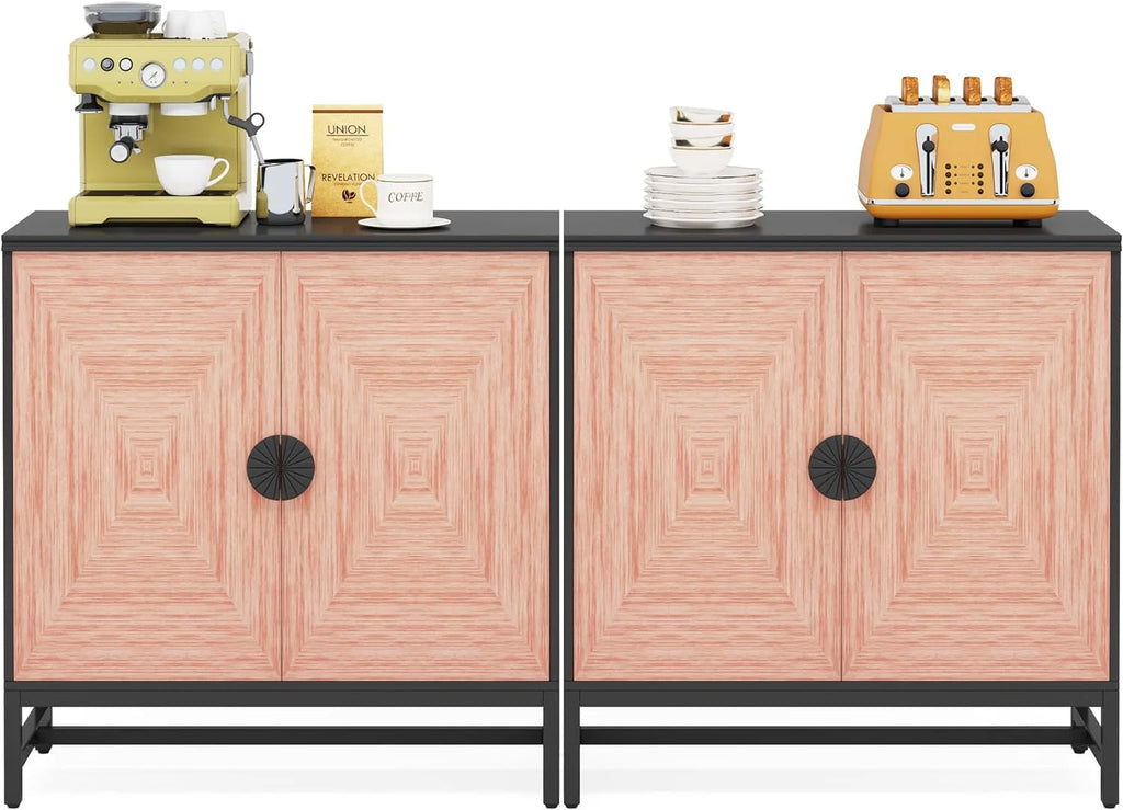 Set of 2 Kitchen Sideboard Buffet Server B609284