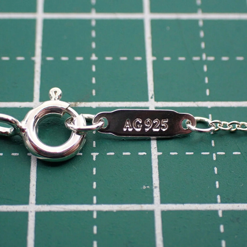 925 Silver Bar Pendant Necklace E94137