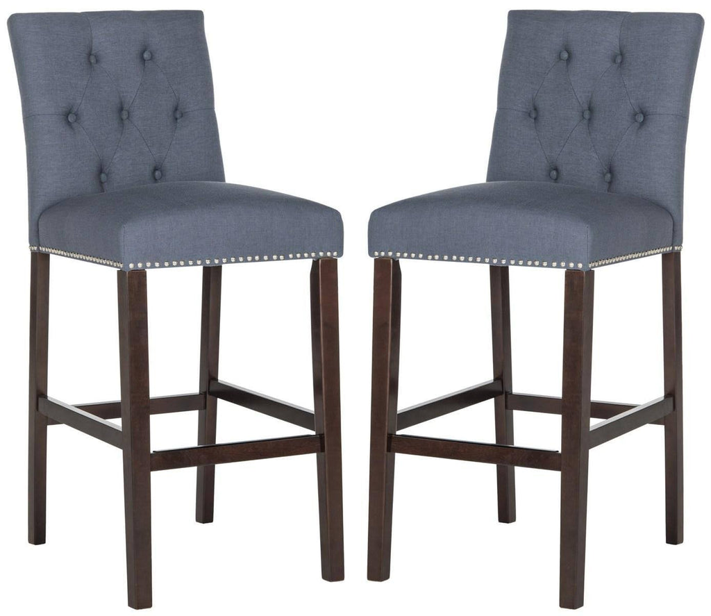 Navy Espresso Bar Stool L385739