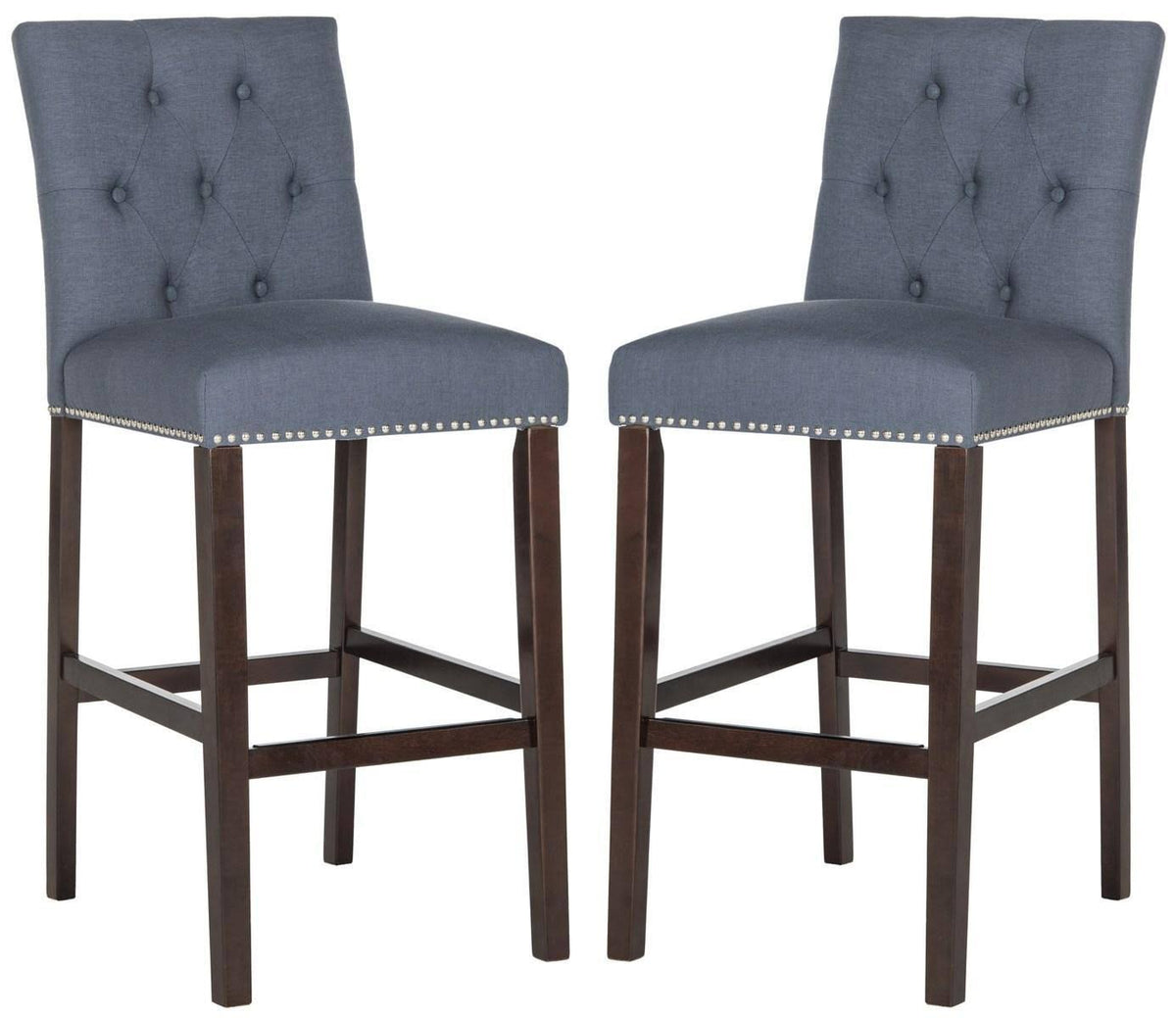 Navy Espresso Bar Stool L385739