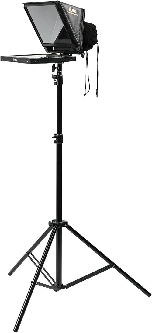 12-inch Portable Teleprompter Kit with Adjustable Glass Frame Q233