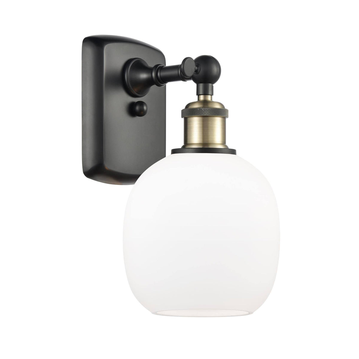Black Antique Brass Belfast 1 Light Sconce D658827