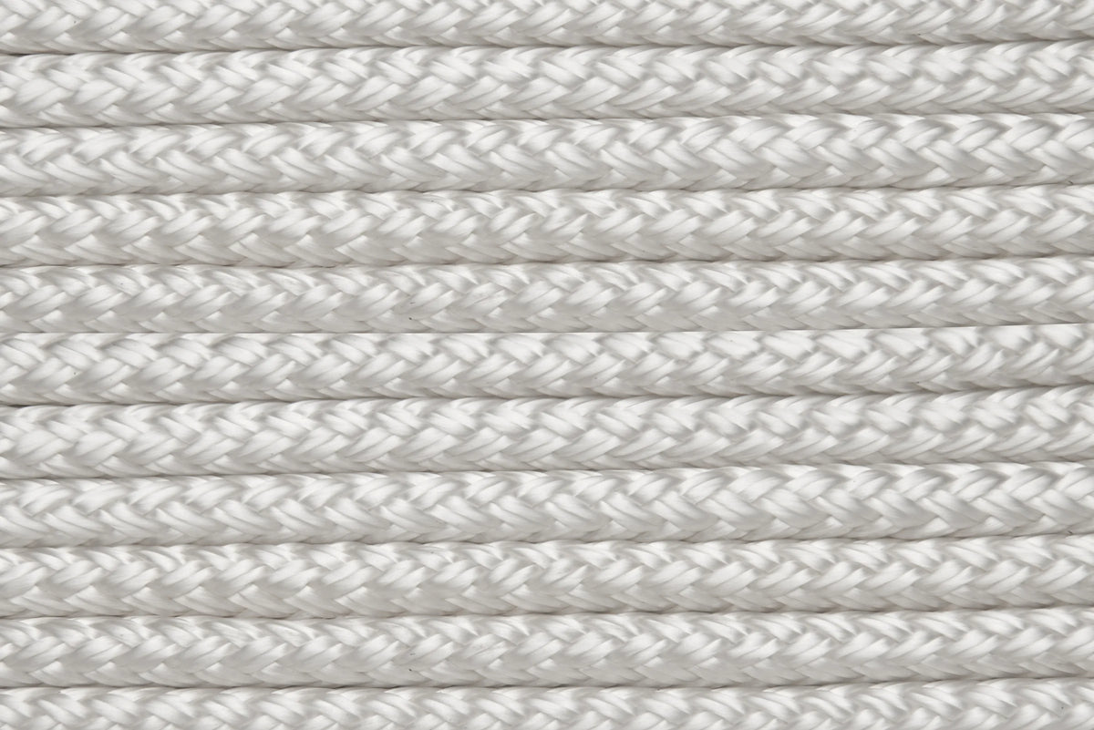 Solid Braid Nylon Multi-Purpose Line, 1/4 in x 100 ft., White B231842