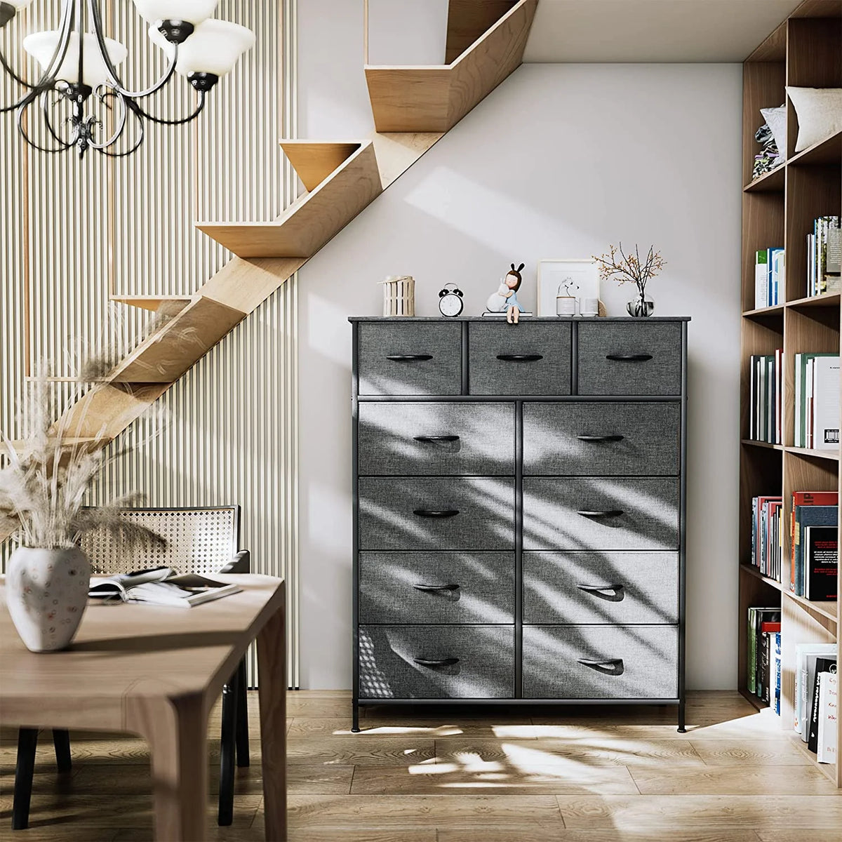 11 Drawer Fabric Dresser H606034
