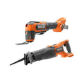 18V Brushless Cordless 2-Tool Combo Kit with Reciprocating Saw and Multi-Tool Q582759